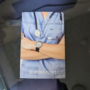 Speidel White Original Scrub Watch - WORKS